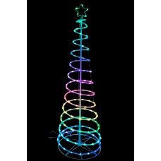 Smart Rgb Led Işıklı Spiral Çamağacı Çerçeve 120cm 32 Animasyon